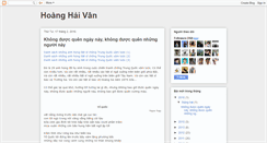 Desktop Screenshot of hoanghaivan.com