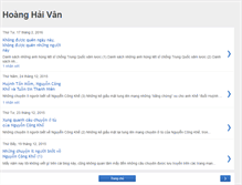 Tablet Screenshot of hoanghaivan.com